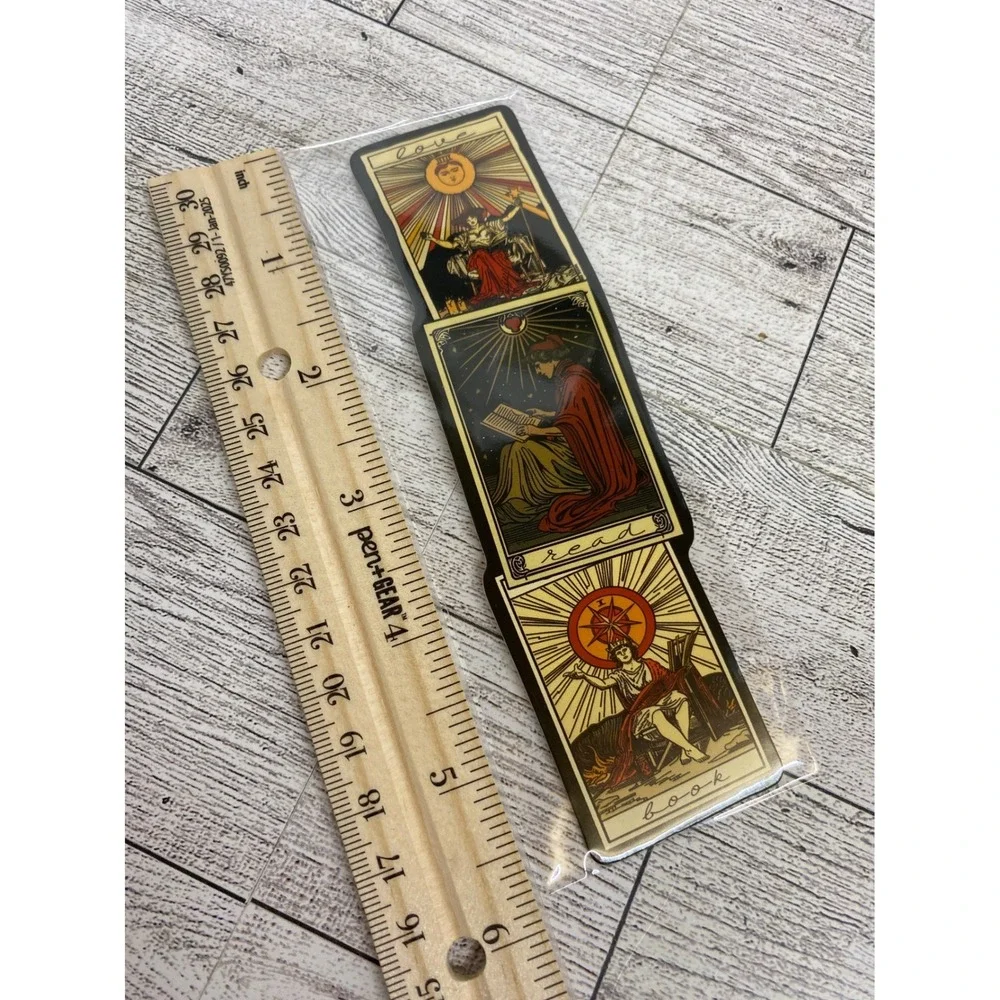 Tarot Card Stack Die-Cut Bookmark-  Love Read Book Gothic Mystical Gift